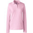 ფოტო #4 პროდუქტის Women's School Uniform Long Sleeve Feminine Fit Interlock Polo Shirt