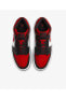 Фото #3 товара Air Jordan 1 Mid White Black Red (2022) 554724-079 Erkek Spor Ayakkabı