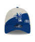 Фото #3 товара Men's Cream, Royal Indianapolis Colts 2023 Sideline Historic 9TWENTY Adjustable Hat
