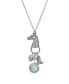 Фото #1 товара 2028 horse Head with Heart and Boot Charm Necklace