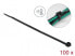 Фото #3 товара Delock 19189 - Parallel entry cable tie - Polyamide - Black - 5 cm - 20 cm - 4.8 mm