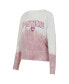 Фото #2 товара Women's Pink/White Florida Panthers Orchard Tie-Dye Long Sleeve T-Shirt