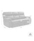 Фото #5 товара Montague 86" Genuine Leather in Dual Power Headrest and Lumbar Support Reclining Sofa