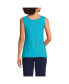 ფოტო #2 პროდუქტის Women's Tall Cotton Tank Top