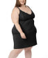 Фото #5 товара Plus Size Lucille Lace Nursing Nightgown - With Clip Down Cups