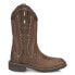 Фото #1 товара Justin Boots Paisley Embroidered Square Toe Cowboy Womens Size 7 B Casual Boots