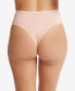 ფოტო #2 პროდუქტის Women's Playstretch Natural Rise Thong Underwear 721924