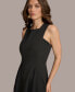 Фото #2 товара Women's Square-Neck Asymmetric-Hem Dress