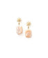 ფოტო #1 პროდუქტის Star + Peachy Pearl Earrings