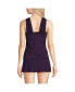 ფოტო #2 პროდუქტის Women's Chlorine Resistant Cap Sleeve High Neck Tankini Swimsuit Top