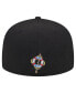 ფოტო #2 პროდუქტის Men's Black SpongeBob SquarePants 59FIFTY Fitted Hat