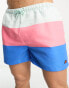 Фото #1 товара ellesse Vespore swim shorts in pink and blue stripe