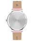ფოტო #3 პროდუქტის Women's Swiss Bold Evolution 2.0 Pink Leather Strap Watch 34mm