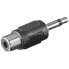 Фото #1 товара MUSIC STORE Adaptor RCA Socket - 3.5mm Mono Jack Plug