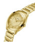 ფოტო #4 პროდუქტის Men's Analog Gold-Tone 100% Steel Watch 44mm