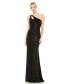 ფოტო #1 პროდუქტის Women's Ieena Sequined Strappy One Shoulder Column Gown