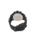 ფოტო #3 პროდუქტის Men's Black Silicone Strap Watch 48mm