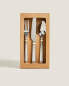 Фото #6 товара Steel cutlery set with scored handle