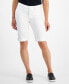 ფოტო #1 პროდუქტის Petite Lexington Denim Bermuda Shorts