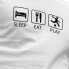 ფოტო #3 პროდუქტის KRUSKIS Sleep Eat And Play Football short sleeve T-shirt