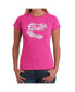 ფოტო #1 პროდუქტის Women's Word Art T-Shirt - T-Rex