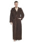 ფოტო #15 პროდუქტის Men's Thick Full Ankle Length Hooded Turkish Cotton Bathrobe