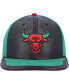 Фото #3 товара Men's Black, Green Chicago Bulls Day One Snapback Hat