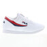 Фото #1 товара Fila Machu 1CM00555-125 Mens White Synthetic Lifestyle Sneakers Shoes 8