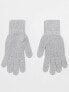 Фото #9 товара Tommy Jeans flag logo gloves in grey