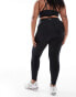 ASOS 4505 Curve Icon bum sculpt gym legging in black Черный, EU 56 - фото #5