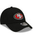 Men's Black San Francisco 49ers Team The League 9FORTY Adjustable Hat