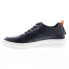 French Connection Zeke FC7220L Mens Black Leather Lifestyle Sneakers Shoes