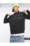 Фото #1 товара Sportswear Club Fleece+ Futura Crewneck Siyah Erkek Sweatshirt