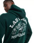 Фото #1 товара Hollister relaxed fit hoodie with Las Vegas back print in green