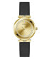 Фото #1 товара Guess Damen Armbanduhr RUMOUR schwarz, gold 34 mm GW0689L2