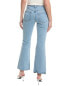 Фото #2 товара Ganni Betzy Light Blue Stone High Rise Slim Flare Crop Jean Women's Blue 26W/32L