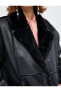 Фото #6 товара Пальто Koton Faux Fur Faux Leather Coat