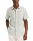 Фото #1 товара Men's Floral Print Short Sleeve Button-Front Shirt