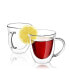 Фото #1 товара Serene Double Wall Coffee/Tea Glasses Set of 2