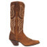 Фото #1 товара Durango Crush Distressed Square Toe Cowboy Womens Brown Casual Boots RD3514