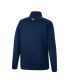 Фото #1 товара Men's Navy Auburn Tigers Rebound Quarter-Snap Jacket