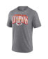 Фото #2 товара Men's Heather Gray Kansas City Chiefs Super Bowl LVII Champions Rewrite History Tri-Blend T-shirt