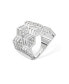 Art Deco Full Triangle Ring Size T