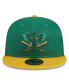 Фото #3 товара Men's Kelly Green Oakland Athletics 2024 Batting Practice 59FIFTY Fitted Hat