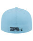 Фото #4 товара Men's White, Light Blue Minnesota United FC 2024 Kick Off Collection 59FIFTY Fitted Hat