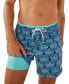 Фото #1 товара Men's The Fan Outs Quick-Dry 5-1/2" Swim Trunks with Boxer-Brief Liner