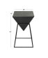 Metal Modern Accent Table