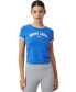 Фото #1 товара Women's Fitted Graphic Longline T-shirt