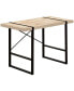 Фото #1 товара Desk with Floating Top and Metal Legs