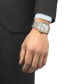 ფოტო #2 პროდუქტის Men's Swiss Automatic Luxury Powermatic 80 Two-Tone Stainless Steel Bracelet Watch 41mm